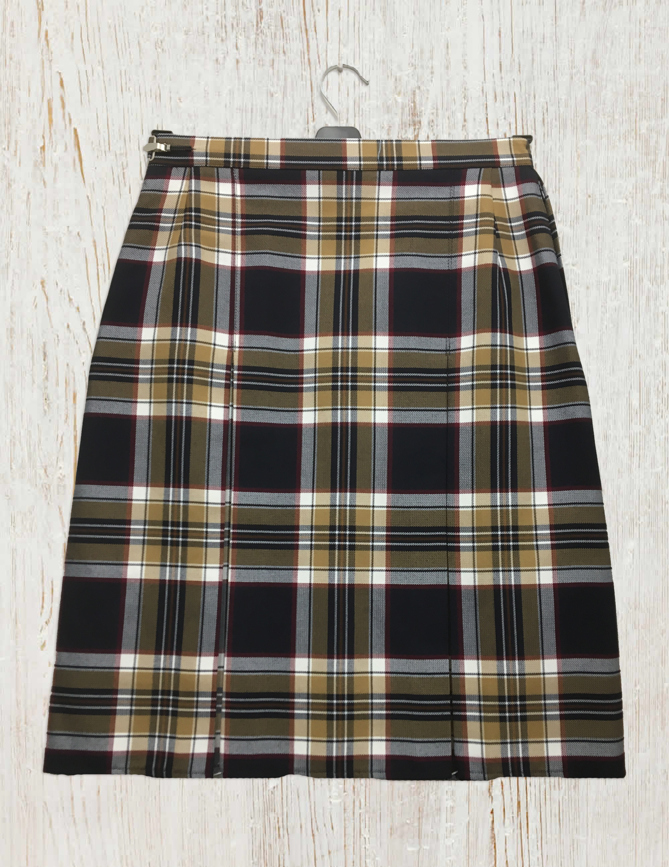 Brown plaid skirt on sale juniors